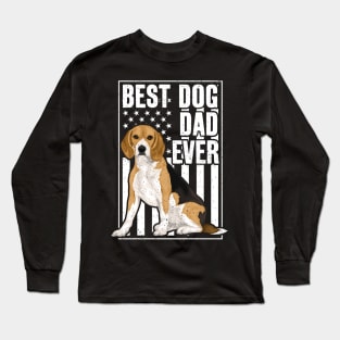 Best Beagle Dog Dad Ever Long Sleeve T-Shirt